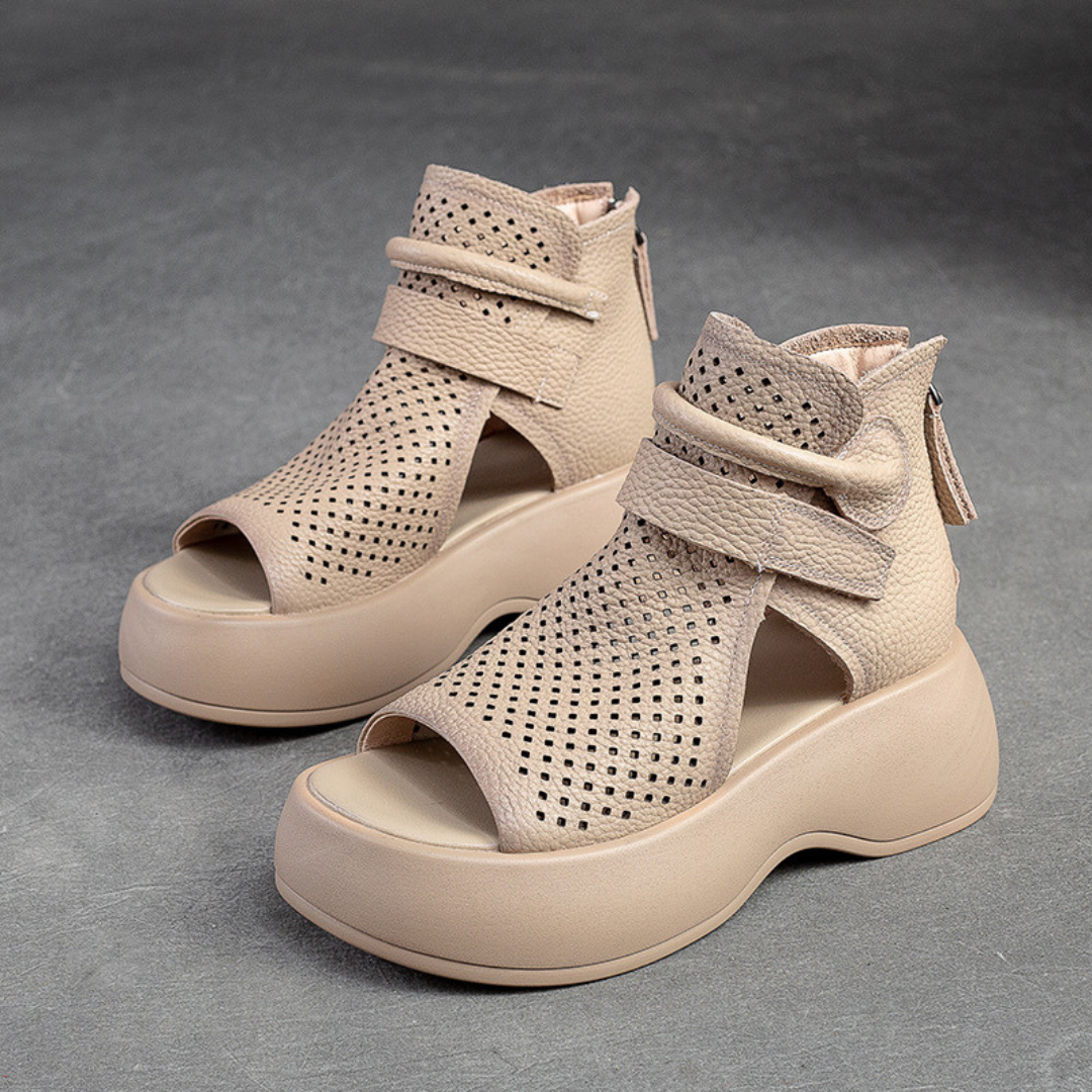 Sandales orthopédiques confortables en cuir | Nyzara™